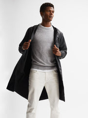 Reiss Coats &amp; Jackets | Rains Fishtail Parka Black - Women