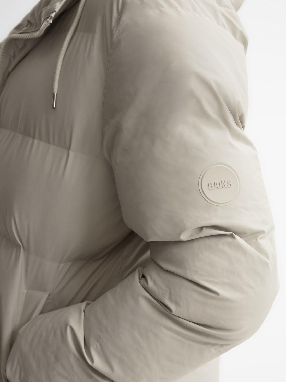 Reiss Coats &amp; Jackets | Rains Hooded Puffer Jacket Black - Women