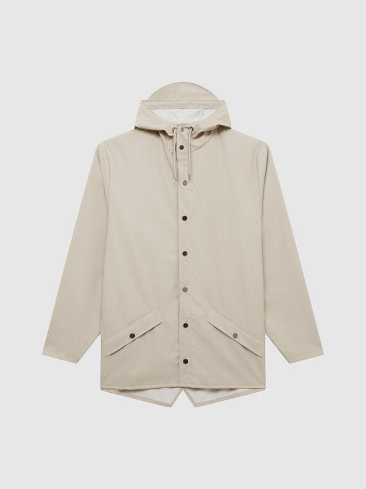 Reiss Coats &amp; Jackets | Rains Hooded Raincoat Jacket Black - Men