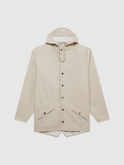 Reiss Coats &amp; Jackets | Rains Hooded Raincoat Jacket Black - Men
