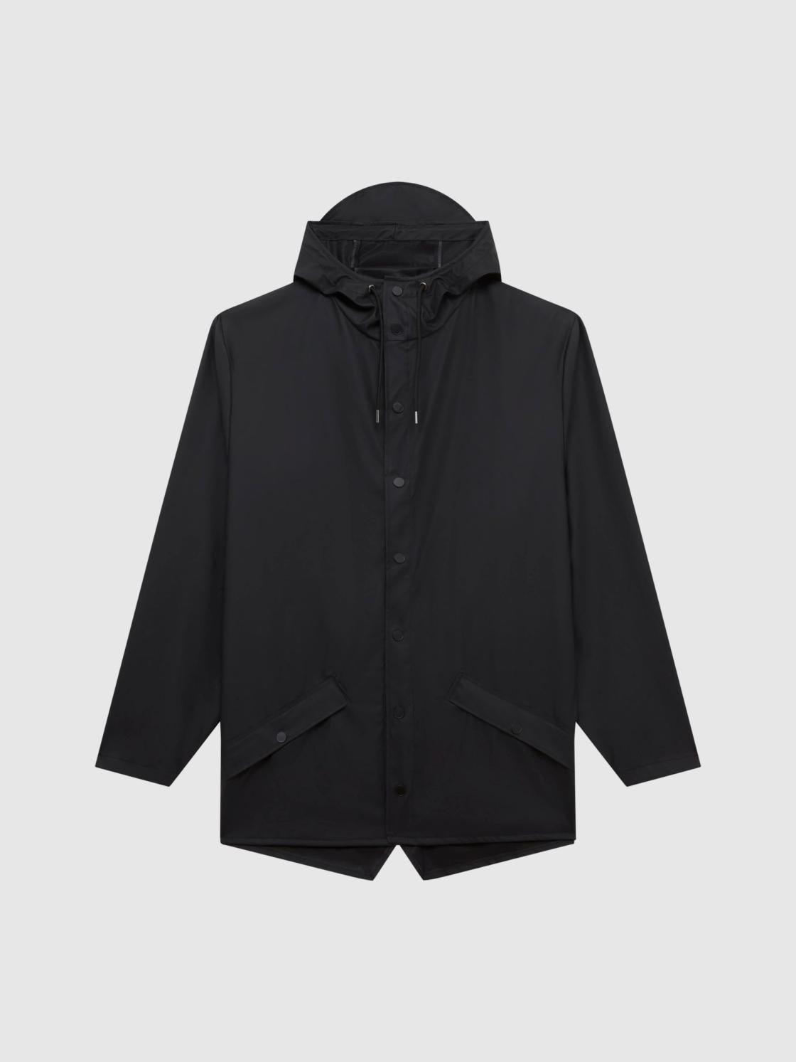Reiss Coats &amp; Jackets | Rains Hooded Raincoat Jacket Black - Men