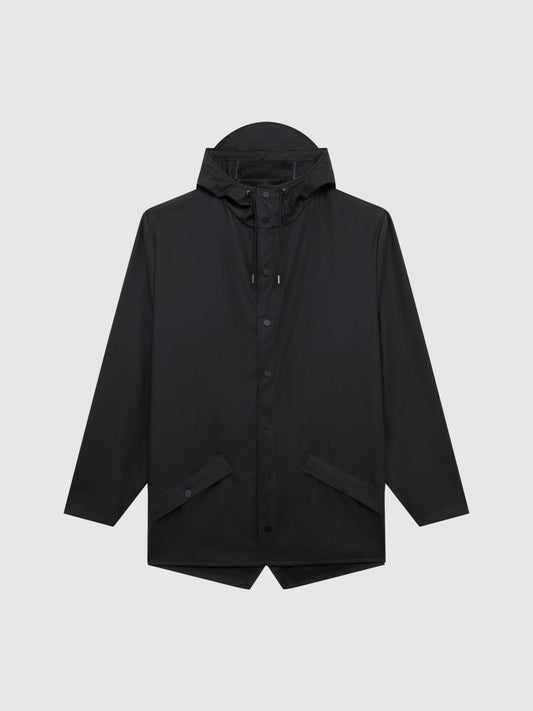 Reiss Coats &amp; Jackets | Rains Hooded Raincoat Jacket Black - Men