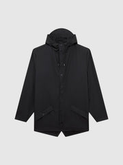 Reiss Coats &amp; Jackets | Rains Hooded Raincoat Jacket Black - Men