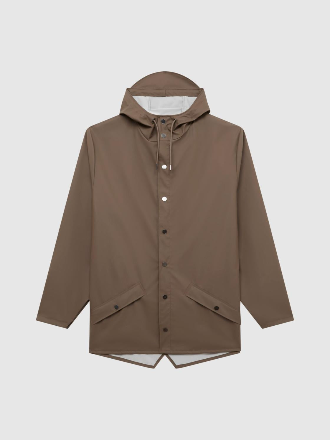 Reiss Coats &amp; Jackets | Rains Hooded Raincoat Jacket Black - Men