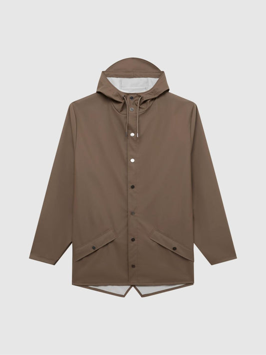 Reiss Coats &amp; Jackets | Rains Hooded Raincoat Jacket Black - Men