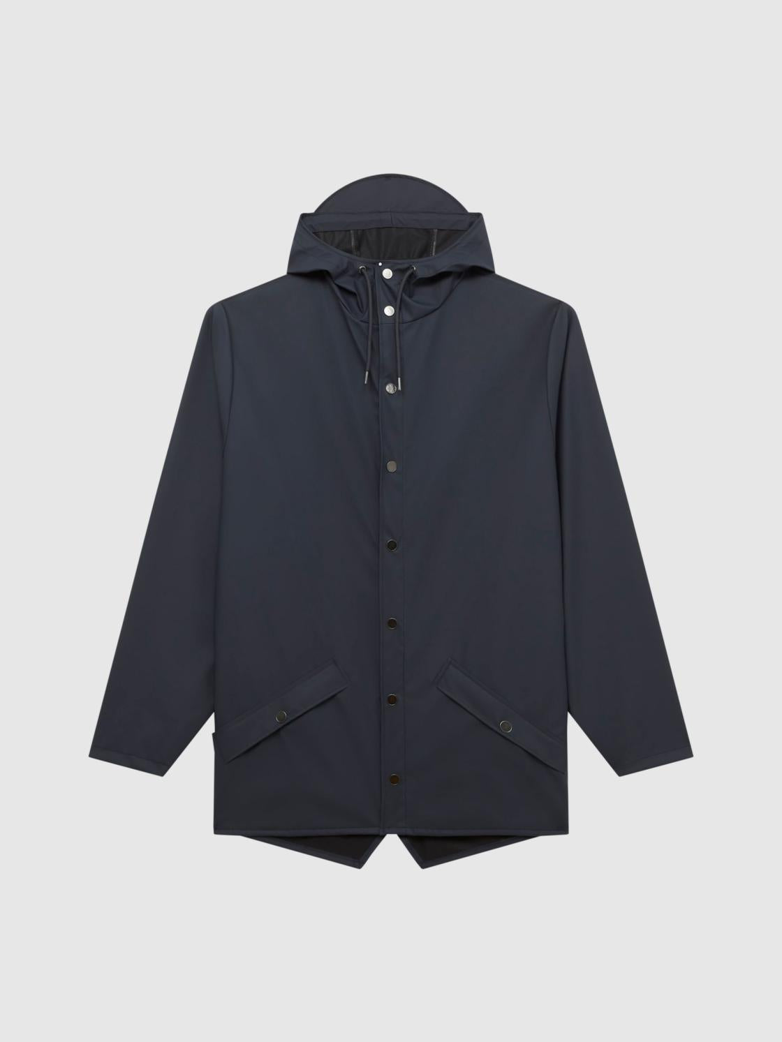 Reiss Coats &amp; Jackets | Rains Hooded Raincoat Jacket Black - Men