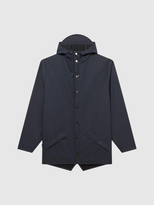 Reiss Coats &amp; Jackets | Rains Hooded Raincoat Jacket Black - Men