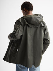 Reiss Coats &amp; Jackets | Rains Hooded Raincoat Jacket Black - Men