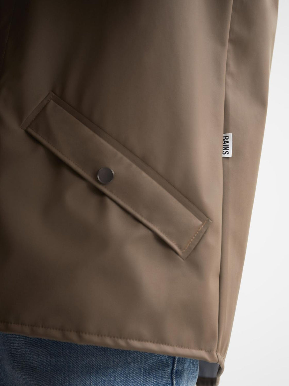 Reiss Coats &amp; Jackets | Rains Hooded Raincoat Jacket Black - Men