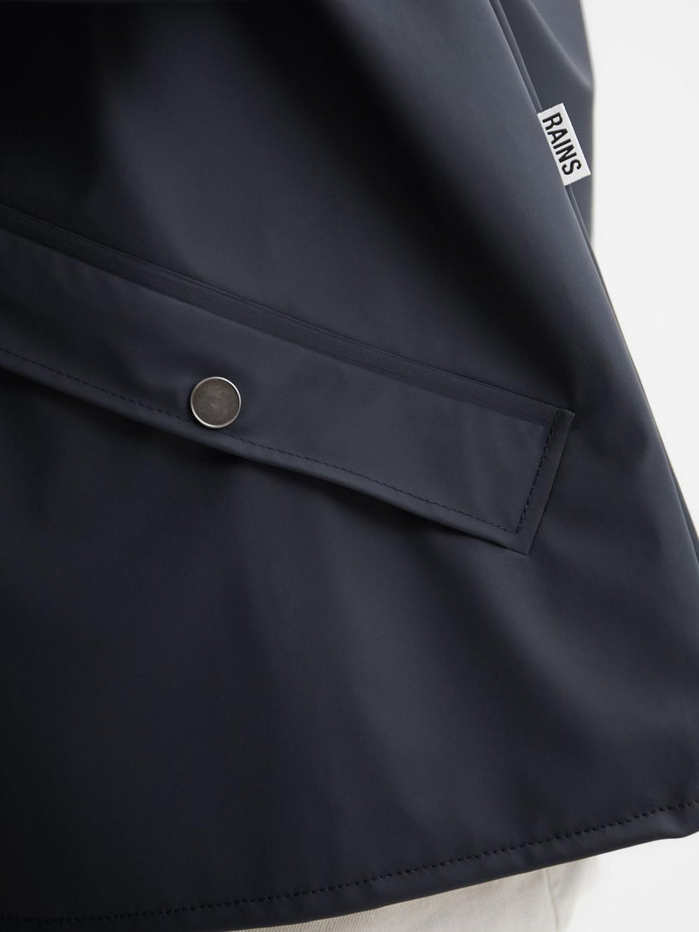 Reiss Coats &amp; Jackets | Rains Hooded Raincoat Jacket Black - Men