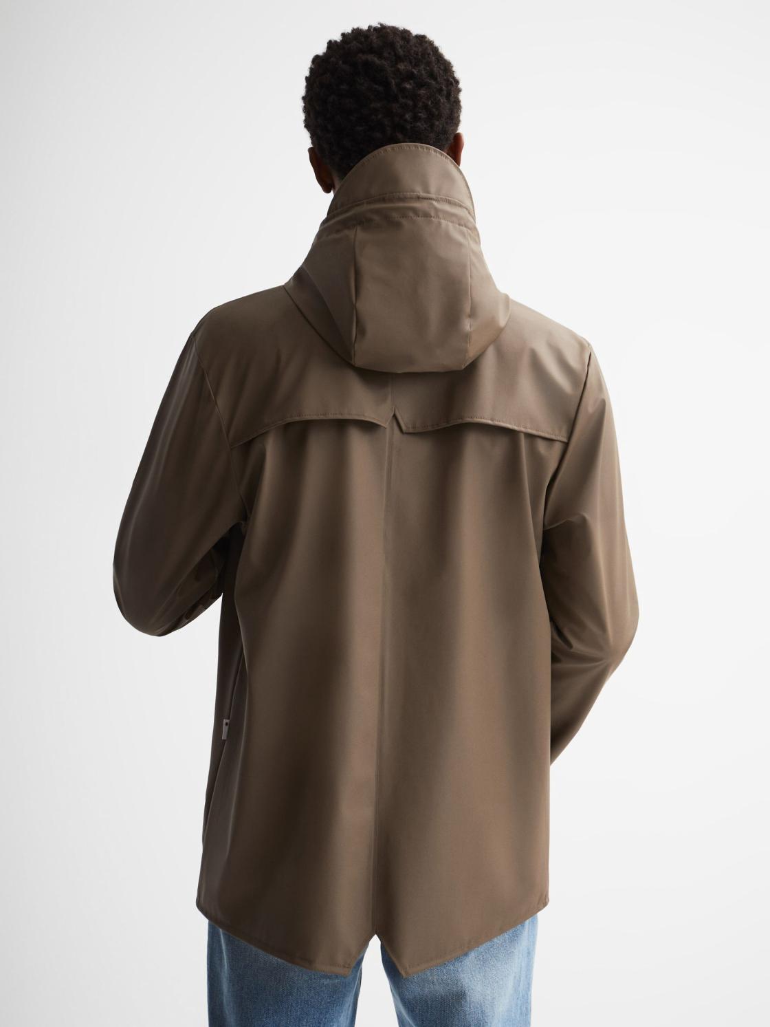 Reiss Coats &amp; Jackets | Rains Hooded Raincoat Jacket Black - Men