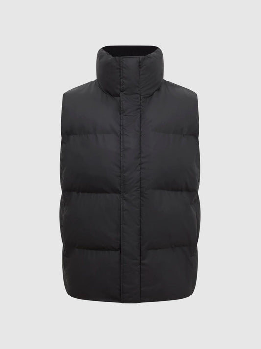 Reiss Coats &amp; Jackets | Rains Rains Boxy Puffer Vest Black - Men