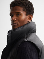 Reiss Coats &amp; Jackets | Rains Rains Boxy Puffer Vest Black - Men