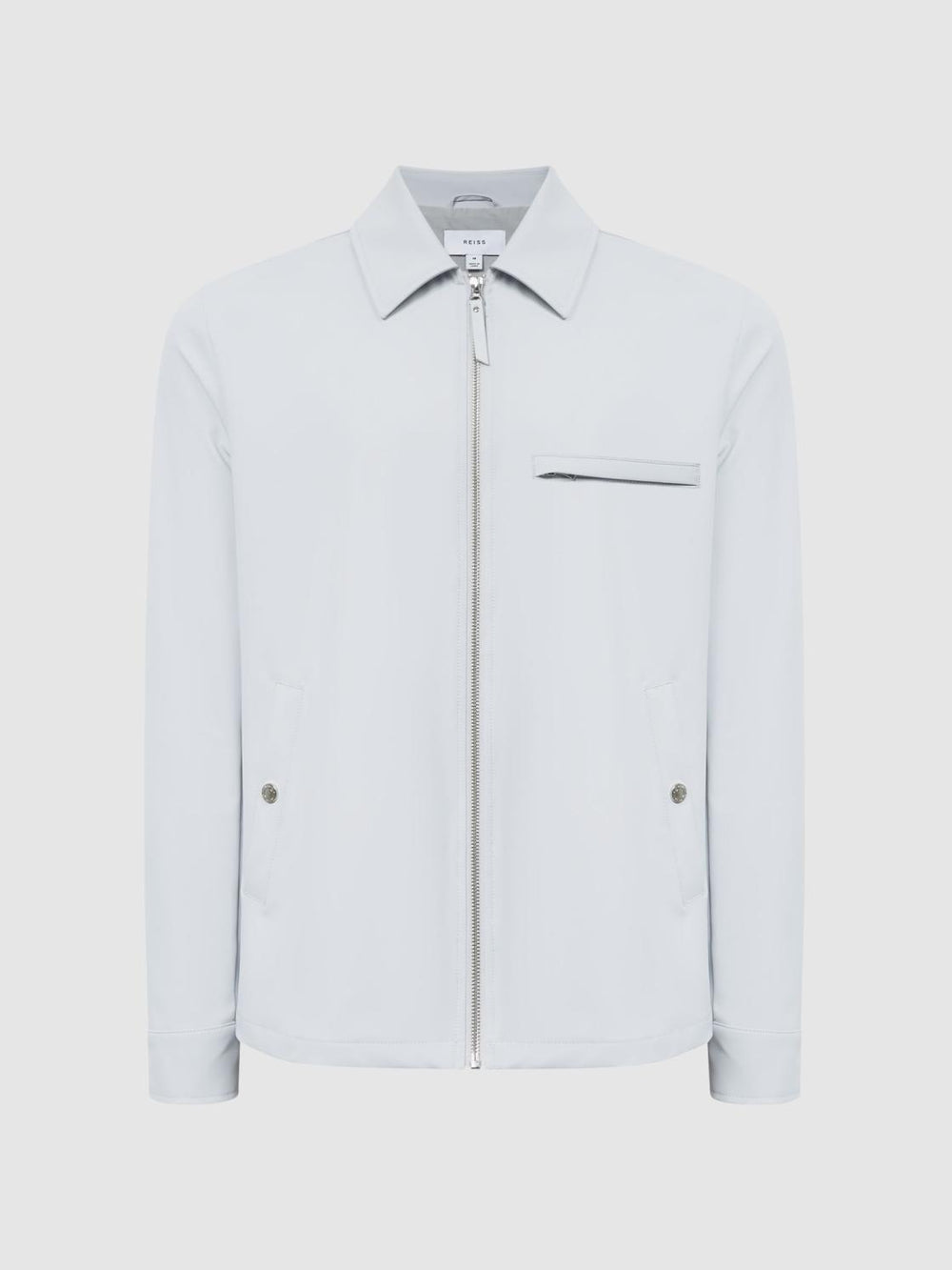 Reiss Coats &amp; Jackets | Tyrone Zip Through Harrington Jacket Black - Men