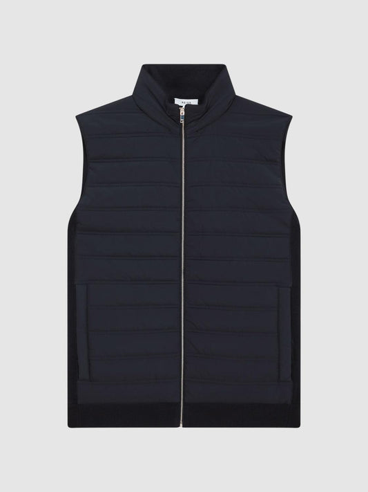 Reiss Coats &amp; Jackets | William Quilted Gilet Navy - Men