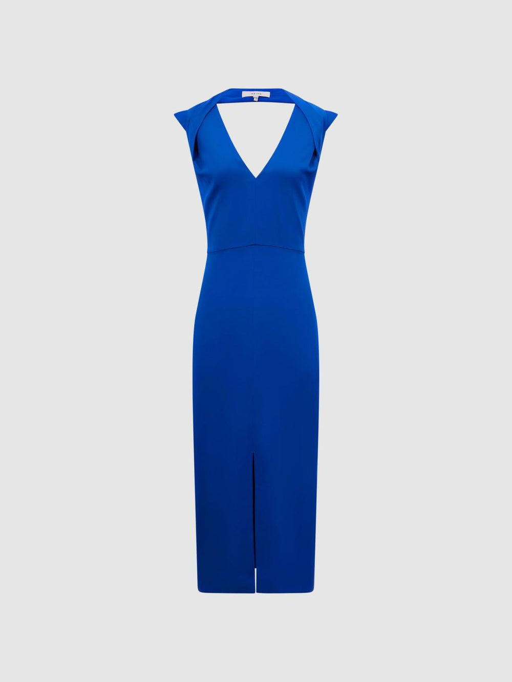 Reiss Dresses | Andi Shoulder Detail Bodycon Dress Blue - Women