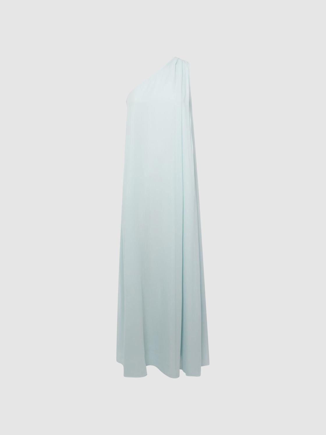 Reiss Dresses | Charly One Shoulder Maxi Dress Green - Women