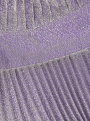 Reiss Dresses | Evelia Halston Shimmer Pleated Midi Dress Lilac - Women