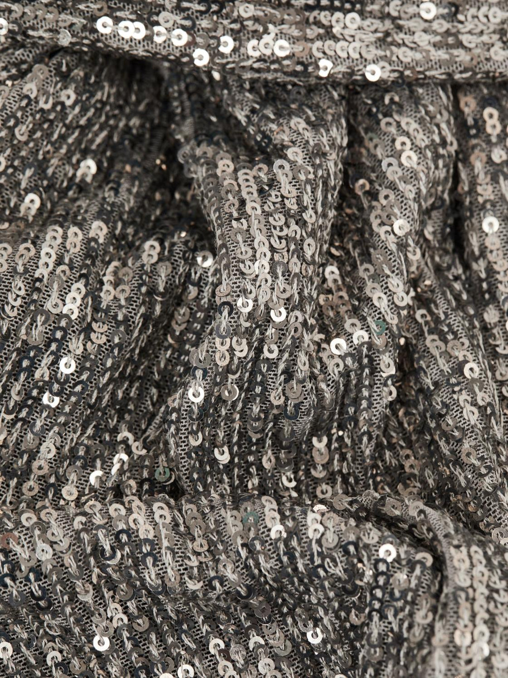 Reiss Dresses | Falan Halston Sequin Wrap Midi Dress Silver - Women