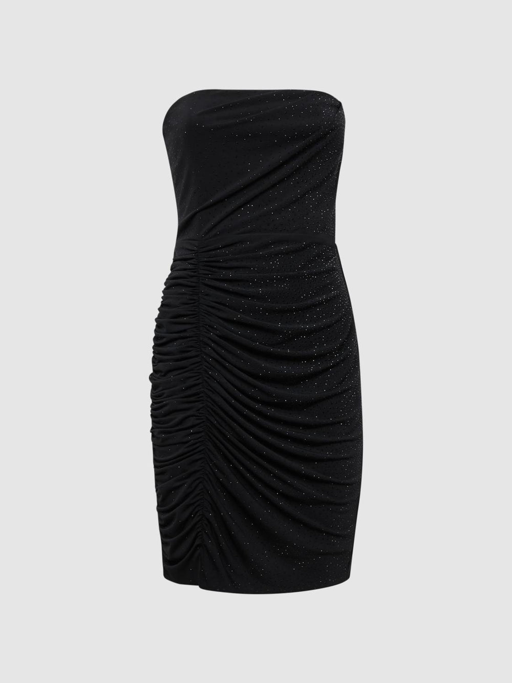 Reiss Dresses | Geneva Halston Embellished Strapless Mini Dress Black - Women