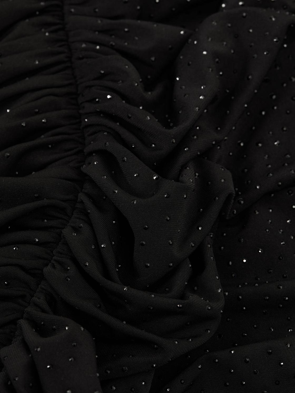 Reiss Dresses | Geneva Halston Embellished Strapless Mini Dress Black - Women