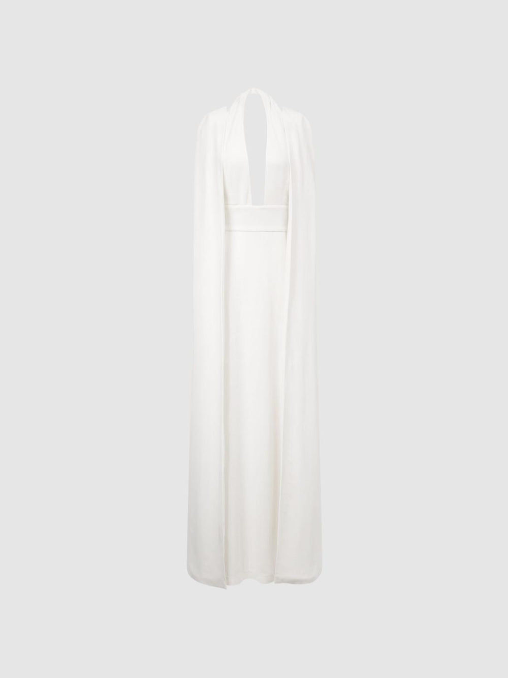 Reiss Dresses | Grace Maxi Dress With Cape White - Women