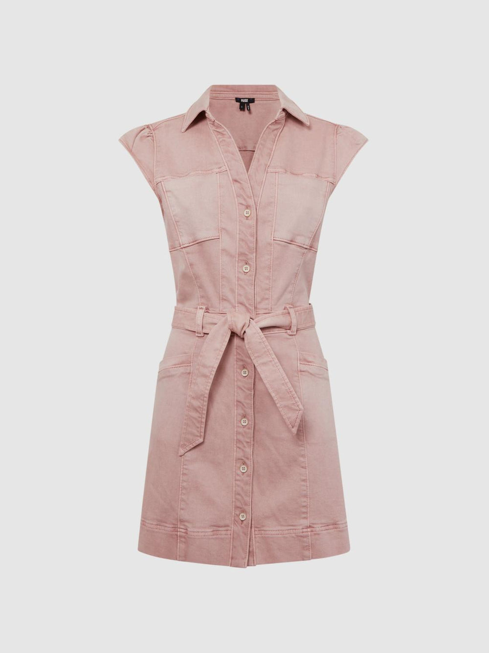 Reiss Dresses | Jaxsyn Paige Button Front Dress Vintage Rouge Glow - Women