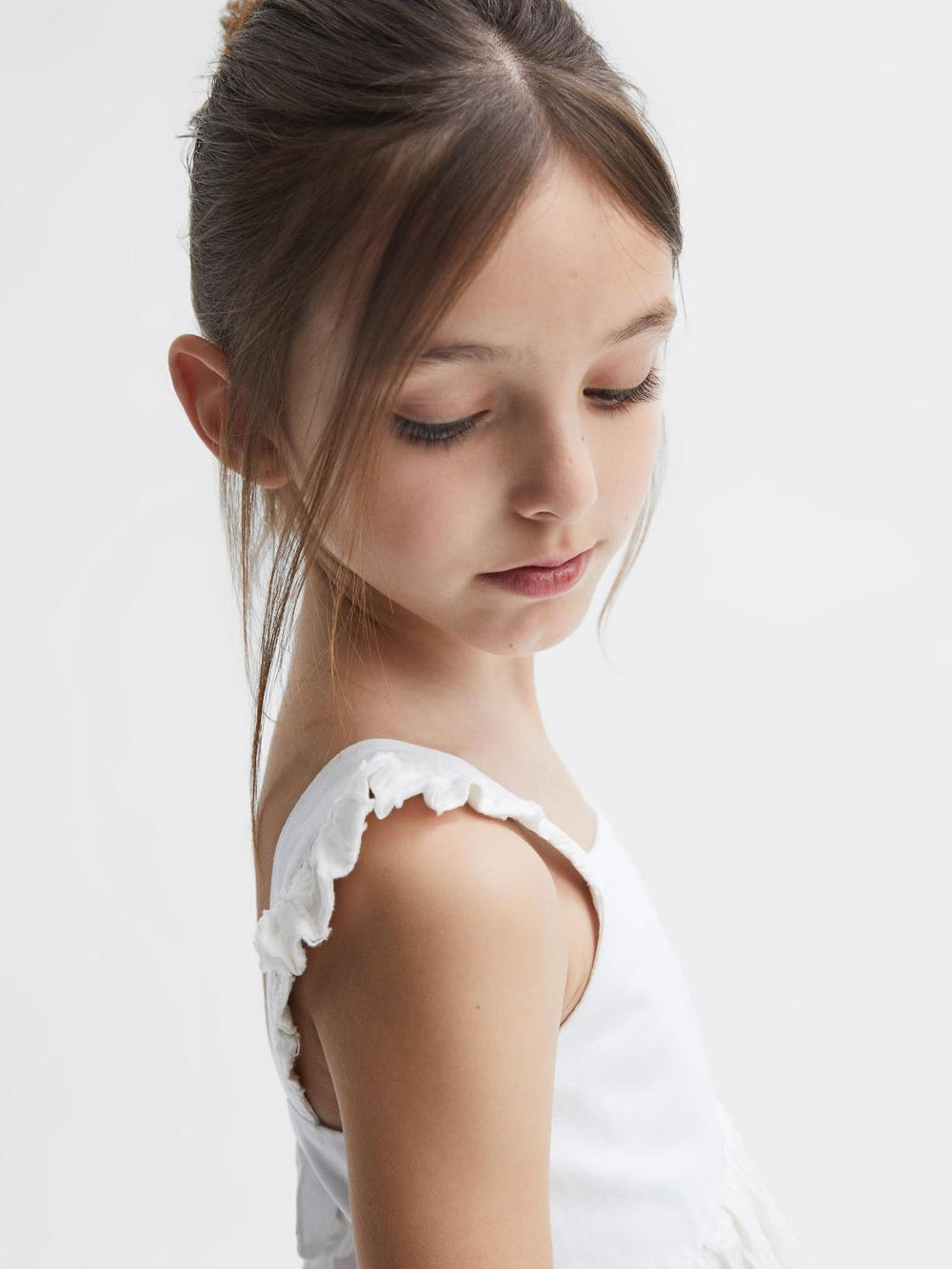 Reiss Dresses &amp; Jumpsuits | Abby Lace Detail Bow Back Dress White - Children