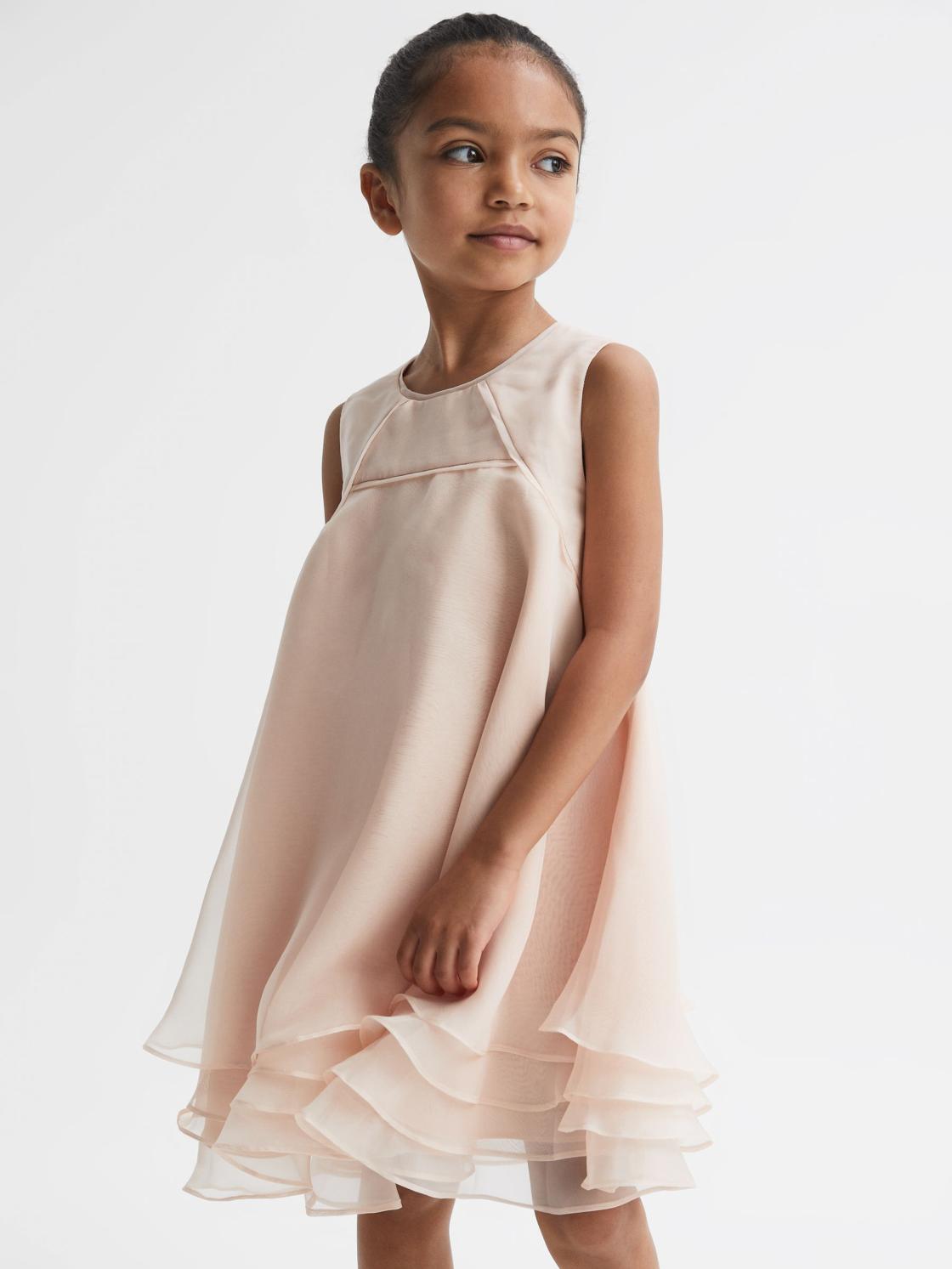 Reiss Dresses &amp; Jumpsuits | Alexis Layered Tulle Dress Pink - Children