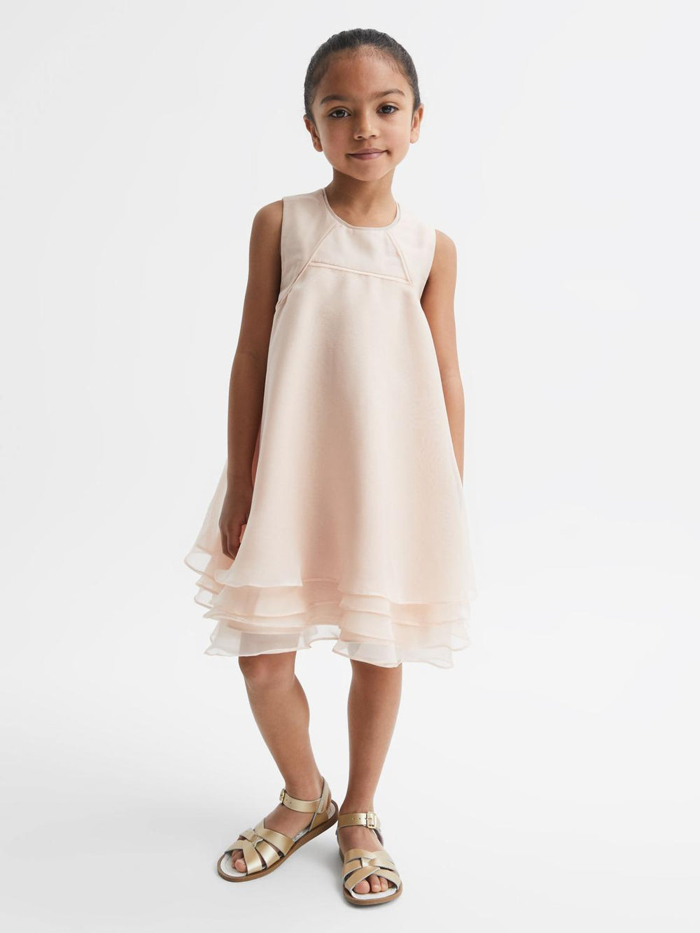 Reiss Dresses &amp; Jumpsuits | Alexis Layered Tulle Dress Pink - Children