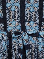 Reiss Dresses &amp; Jumpsuits | Alianna Floral Print Puff Sleeve Dress Navy - Children