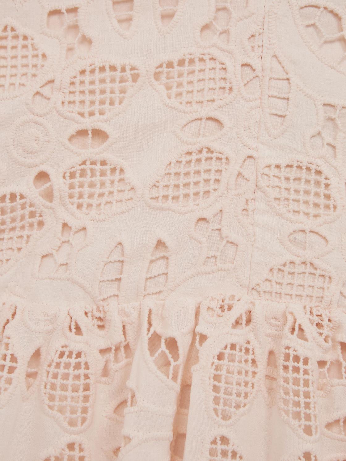 Reiss Dresses &amp; Jumpsuits | Callie Cross Back Lace Dress Pink - Children