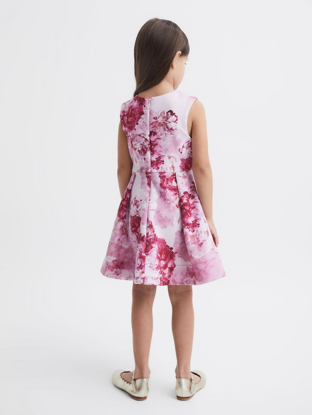 Reiss Dresses &amp; Jumpsuits | Clara Floral Printed Dress Pink - Children