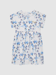 Reiss Dresses &amp; Jumpsuits | Dahlia Floral Print Jersey Dress Blue Print - Children