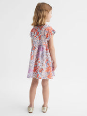 Reiss Dresses &amp; Jumpsuits | Dahlia Floral Print Jersey Dress Pink Print - Children