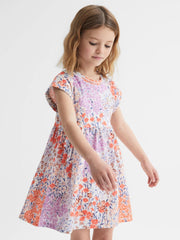 Reiss Dresses &amp; Jumpsuits | Dahlia Floral Print Jersey Dress Pink Print - Children
