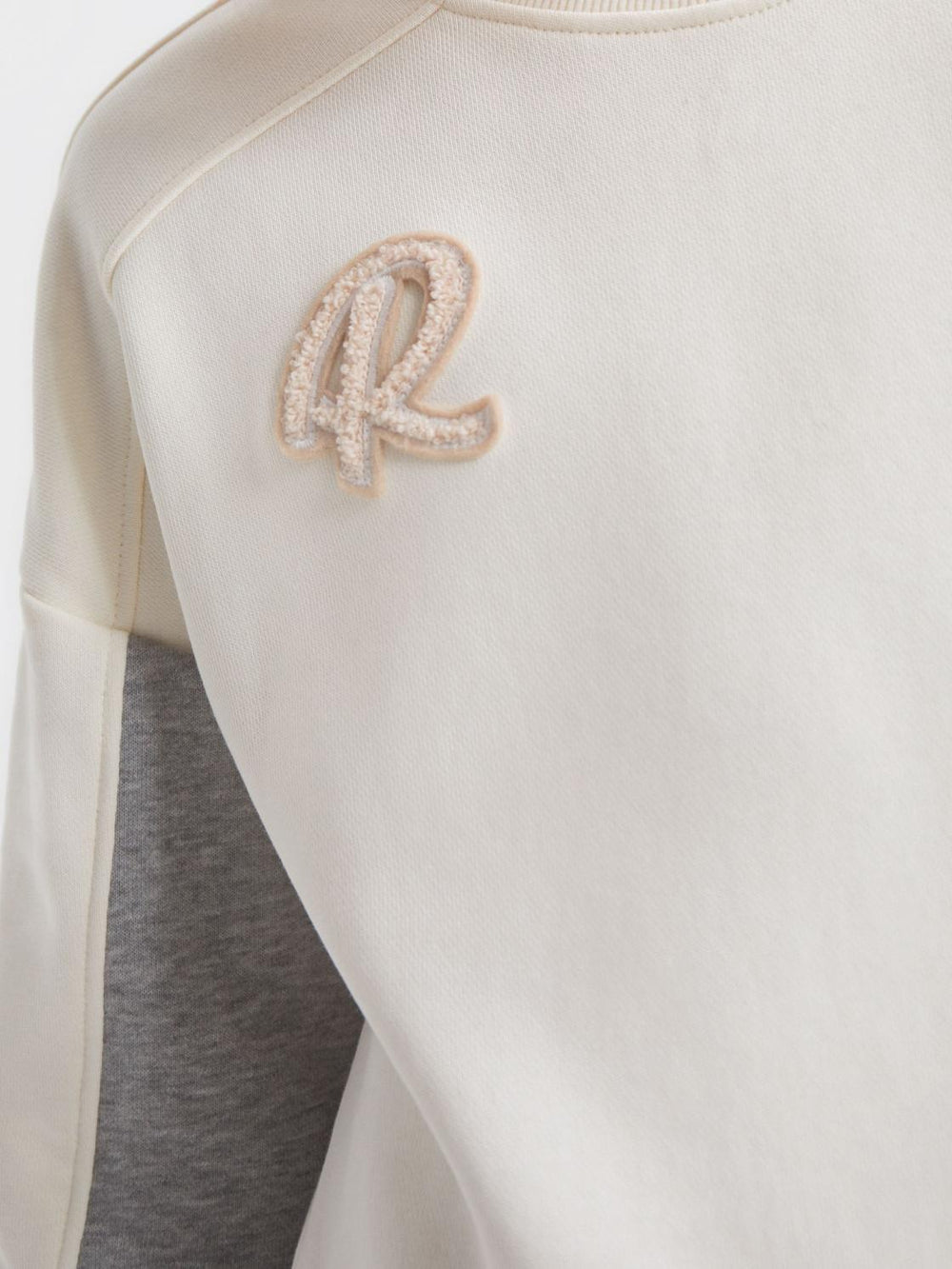 Reiss Dresses &amp; Jumpsuits | Ellia Colourblock Sweater Dress Pale Pink/grey Marl - Children