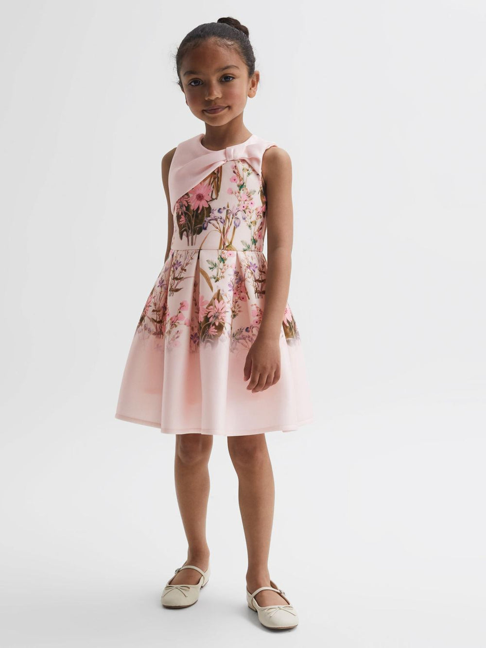 Reiss Dresses &amp; Jumpsuits | Emily Scuba Floral Printed Dress Multi - Children