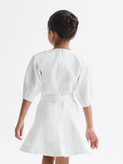 Reiss Dresses &amp; Jumpsuits | Freeda Linen Dress Ivory - Children