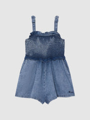 Reiss Dresses &amp; Jumpsuits | Hattie Denim Playsuit Blue - Children