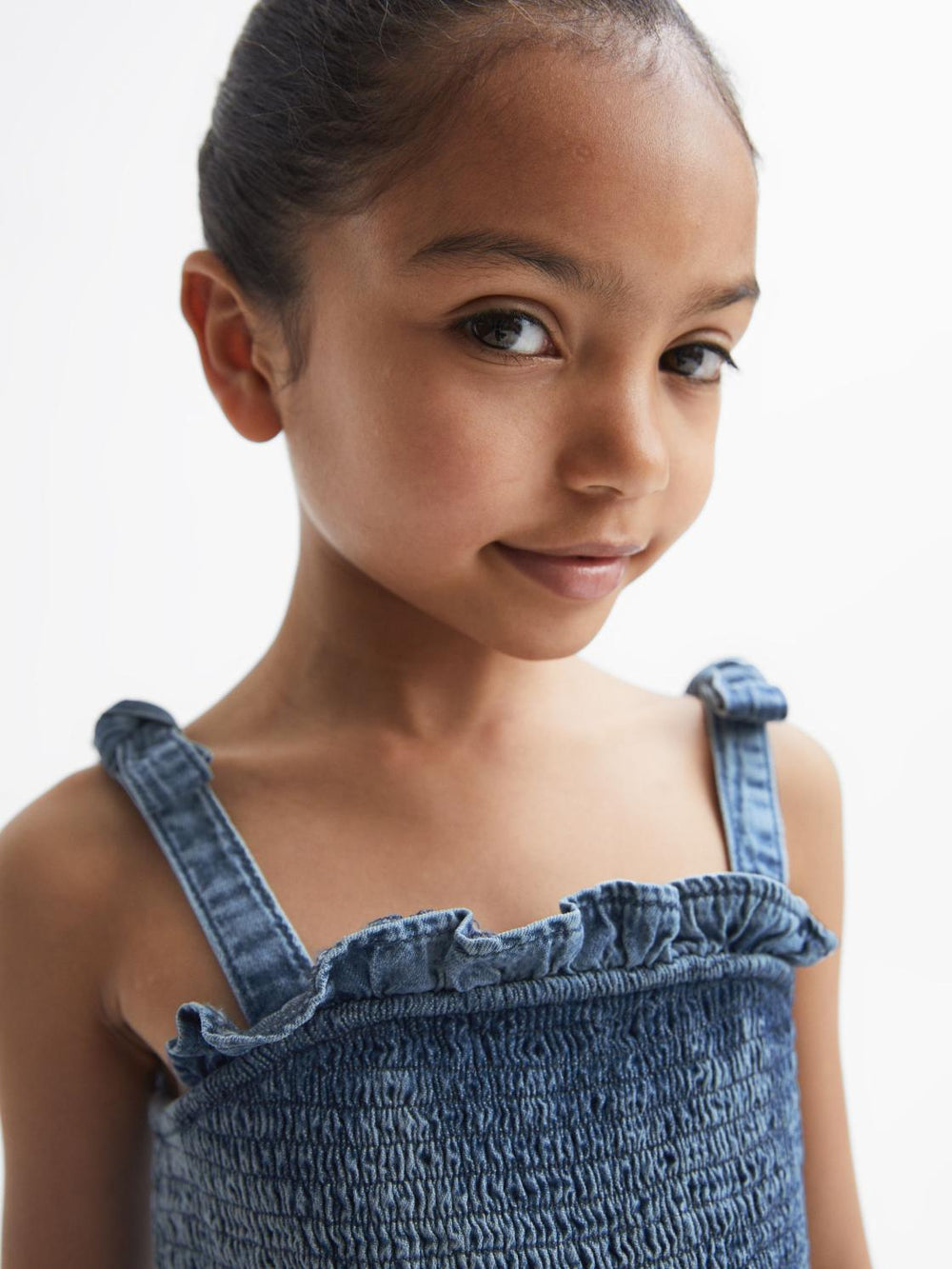 Reiss Dresses &amp; Jumpsuits | Hattie Denim Playsuit Blue - Children