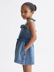 Reiss Dresses &amp; Jumpsuits | Hattie Denim Playsuit Blue - Children
