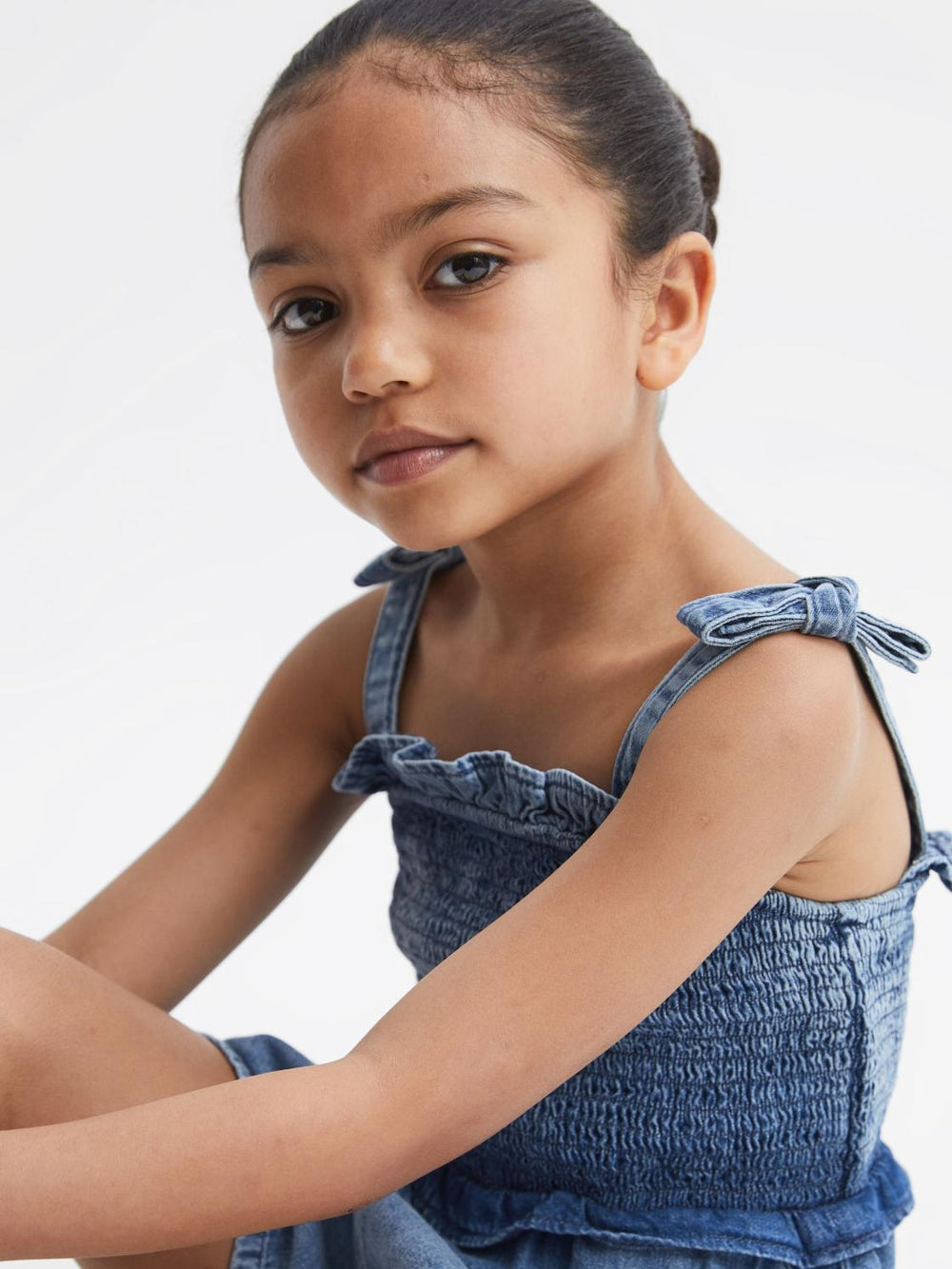 Reiss Dresses &amp; Jumpsuits | Hattie Denim Playsuit Blue - Children