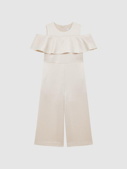 Reiss Dresses &amp; Jumpsuits | Henny Off-The-Shoulder Jumpsuit Ivory - Children