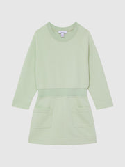 Reiss Dresses &amp; Jumpsuits | Janine Sweatshirt Dress Sage - Children