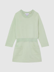 Reiss Dresses &amp; Jumpsuits | Janine Sweatshirt Dress Sage - Children