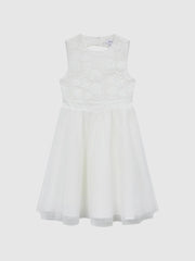 Reiss Dresses &amp; Jumpsuits | Kit Lace Tulle Occasion Dress Ivory - Children
