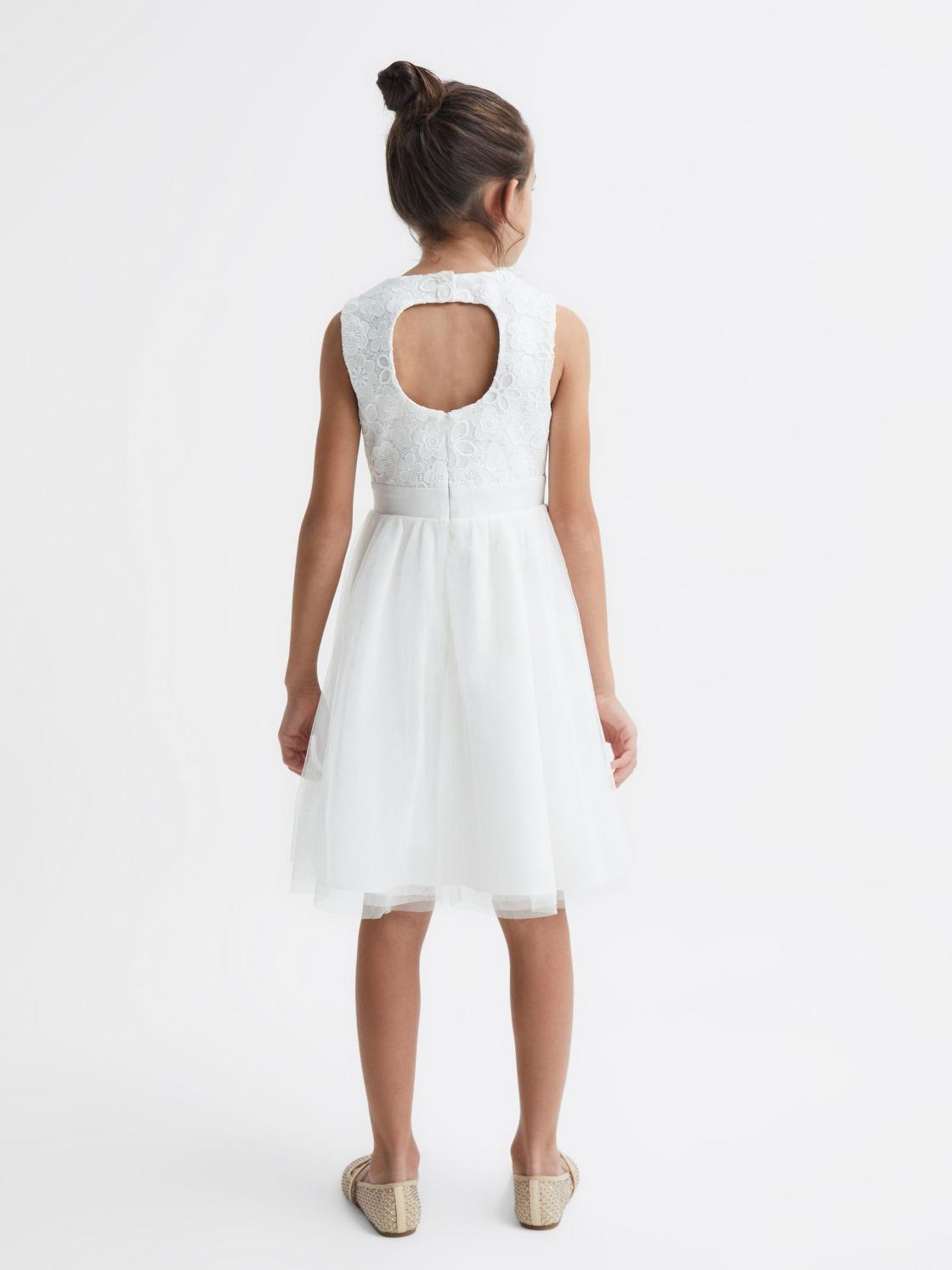 Reiss Dresses &amp; Jumpsuits | Kit Lace Tulle Occasion Dress Ivory - Children