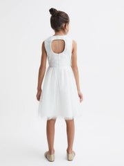 Reiss Dresses &amp; Jumpsuits | Kit Lace Tulle Occasion Dress Ivory - Children