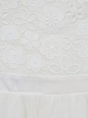 Reiss Dresses &amp; Jumpsuits | Kit Lace Tulle Occasion Dress Ivory - Children